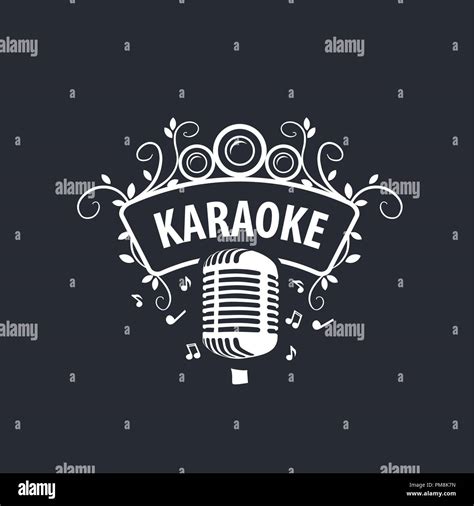 Vector Logo Karaoke Stock Vector Image Art Alamy