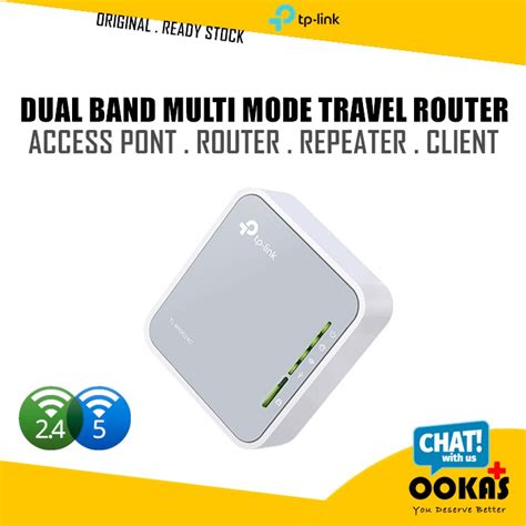 Tp Link Tl Wr Ac Mini Travel Wireless Dual Band Wifi Ghz Ghz