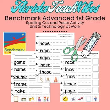 Florida Benchmark Advanced St Grade Spelling Weekly Activity Unit