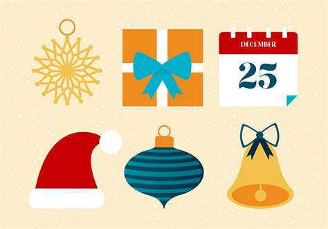 Free Flat Design Vector Holiday Icons And Elements 162983 Vector Art At