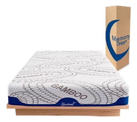 Colchón King Size De Espuma Memory Foam Dream con Fibras de Bamboo