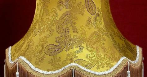 Paisley Gold And Cream Lampshade