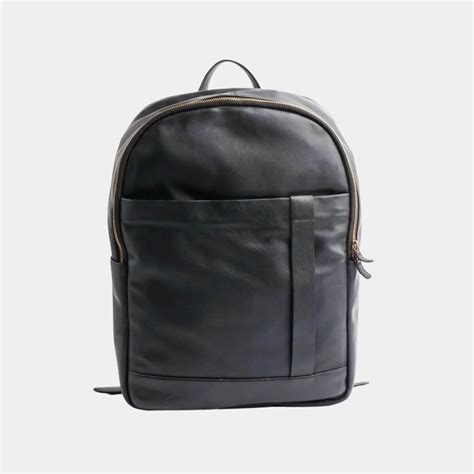 Buy Premium Black Leather Backpack - Mens Leather Wear