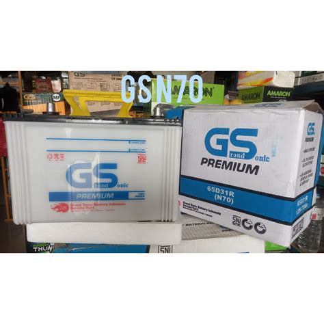 Jual Aki Mobil Gs Basah D R N V Ah Baterai Battery Shopee