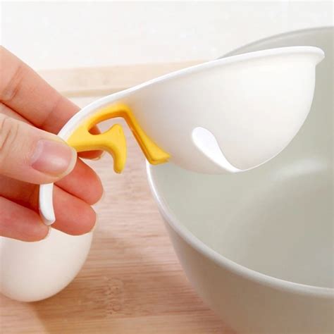 Food Grade Plastic Egg Yolk White Separator Egg Divider Novelty Kitchen