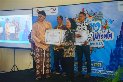 Awarding Lomba Desa Wisata Maju Bersama Bpr Msa Dan Autorin Situs