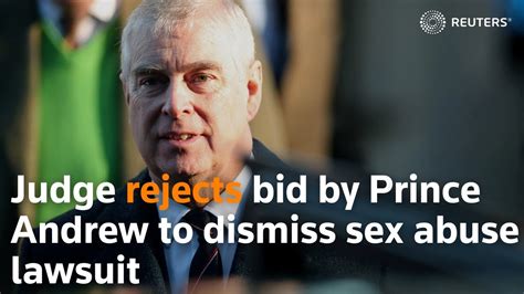 Judge Rejects Bid By Prince Andrew To Dismiss Sex Abuse Lawsuit Youtube