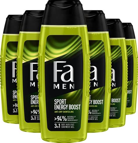 Fa Men Sport Energy Boost Man Douchegel Voordeelverpakking X