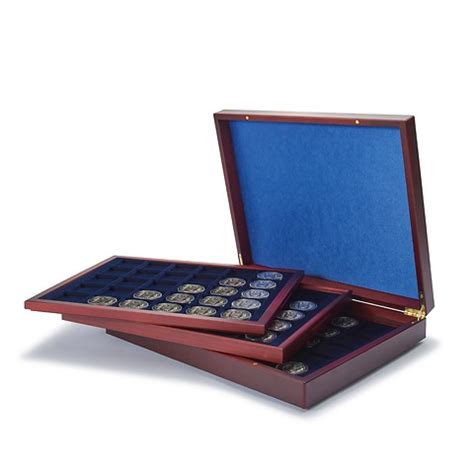 Volterra Trio De Luxe Display Coin Case For Coins Up To Mm At