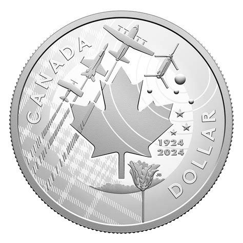 Fine Silver Proof Dollar 100th Anniversary Of The Royal Canadian Air