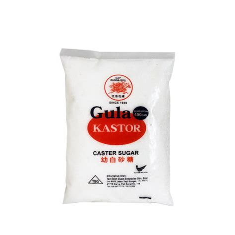 GULA KASTOR CAP BUNGA ROS CASTER SUGAR 细砂糖 400G H S Grocery