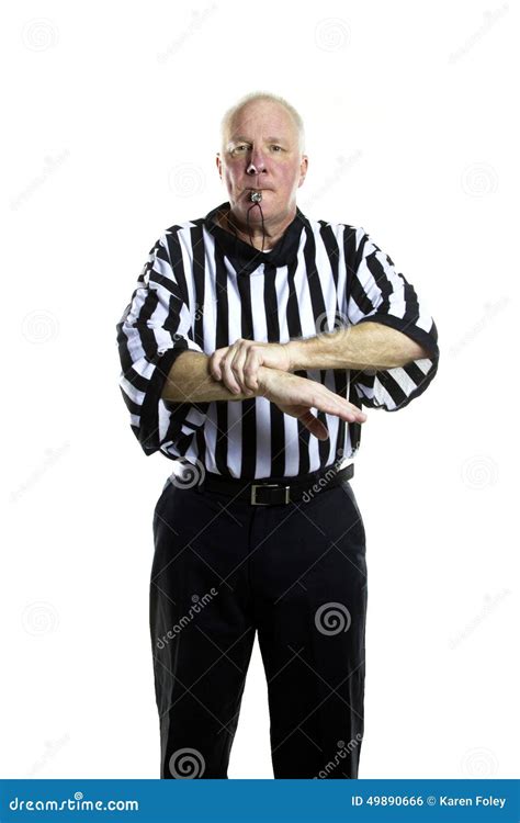 Holding Stock Photo Image Of Referee Uniform Holding 49890666