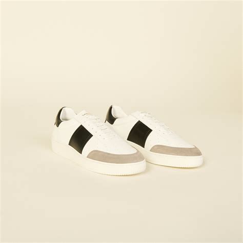 Leather trainers - Shoes - Sandro-paris.com