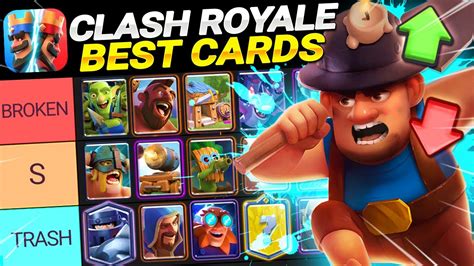 All Cards Ranked From Worst To Best Clash Royale Tier List By Clashwithshane Clash Royale