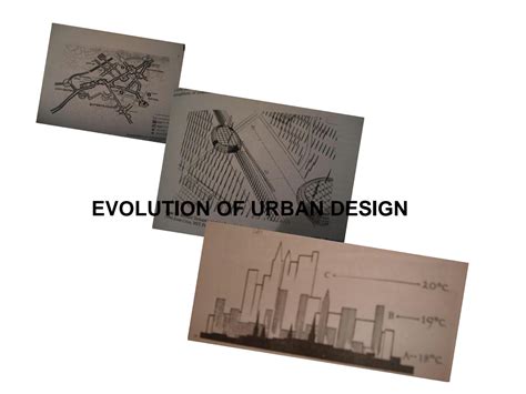 Solution Evolution Of Urban Design Studypool