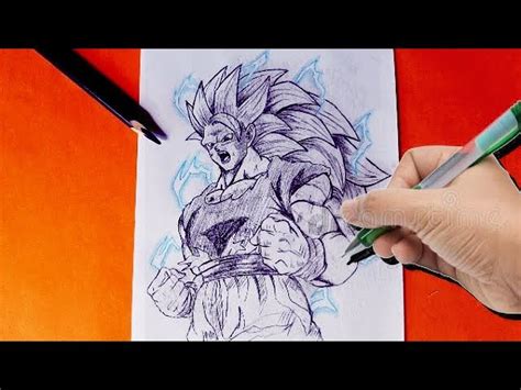 Como Dibujar A Goku Ssj Con Lapiz Carboncillo Paso A Paso