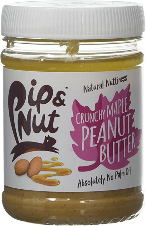 Pip Nut Crunchy Maple Peanut Butter Jar G Amazon Co Uk Grocery