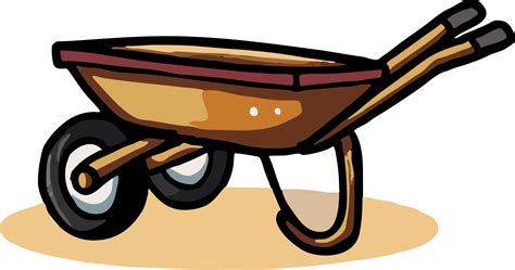 Wheelbarrow Png Graphic Clipart Design Png