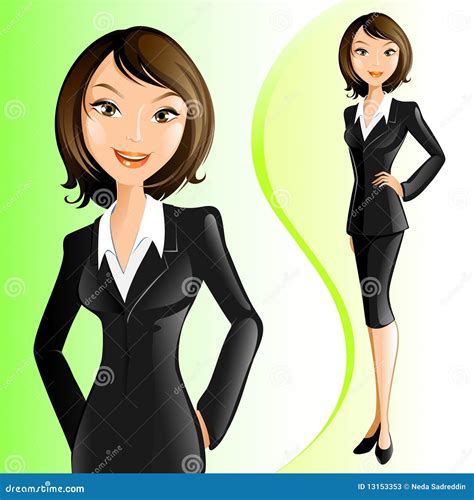 Businesswoman Stock Vector Illustration Of Businesswoman 13153353