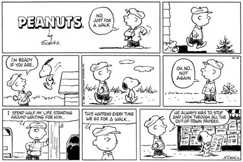 A Comic Strip About Peanuts And His Life