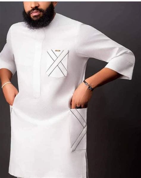 African Mens White Dress African Mens Clothing Mens African Etsy