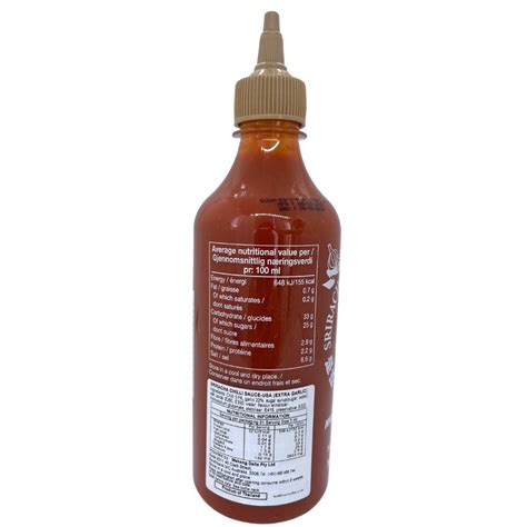 Flying Goose Sriracha Hot Chilli Sauce With Extra Garlic 455ml Asian Pantry Asian Grocery