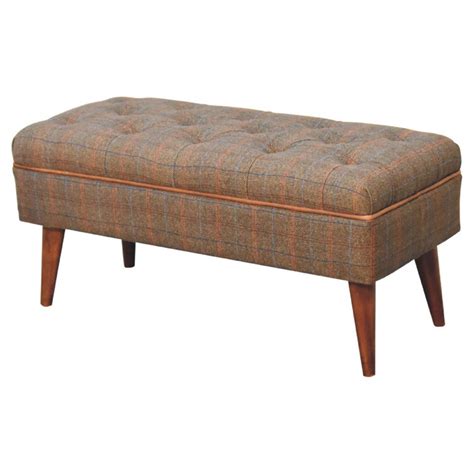 Corrigan Studio Antares Wool Upholstered Bench Uk