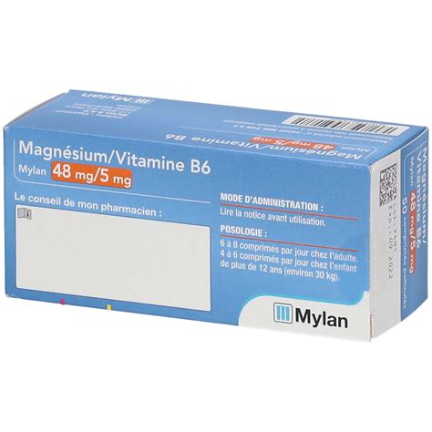 Mylan Magn Sium Vitamine B Pc S Redcare Pharmacie