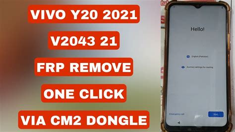 Vivo Y V Frp Remove Via Cm Dongle Youtube