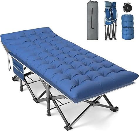 Seeutek XXL Folding Camping Cot For Adults Oversized Sleeping Cot With