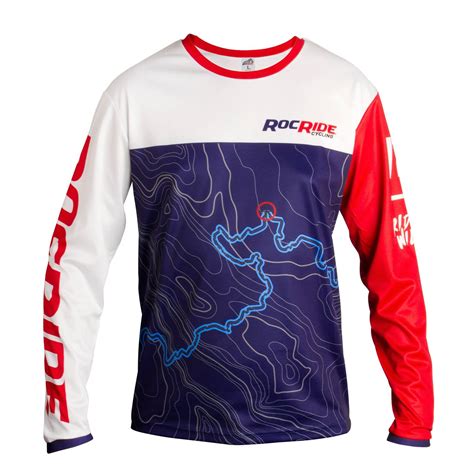 ROCRIDE MTB LONG SLEEVE RIDING JERSEY Mountain Bike Jerseys Mountain