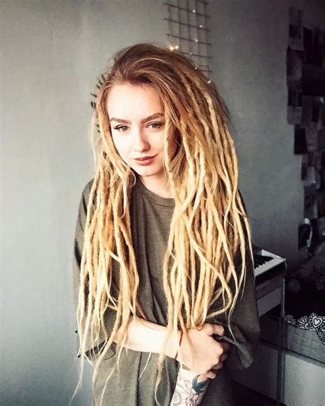 24 Inch Dreadlocks Extensions Ombre Color Blonde Dreads Dreadlocks Girl Blonde Dreadlocks