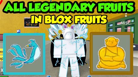 All Legendary Fruits In Blox Fruits Youtube