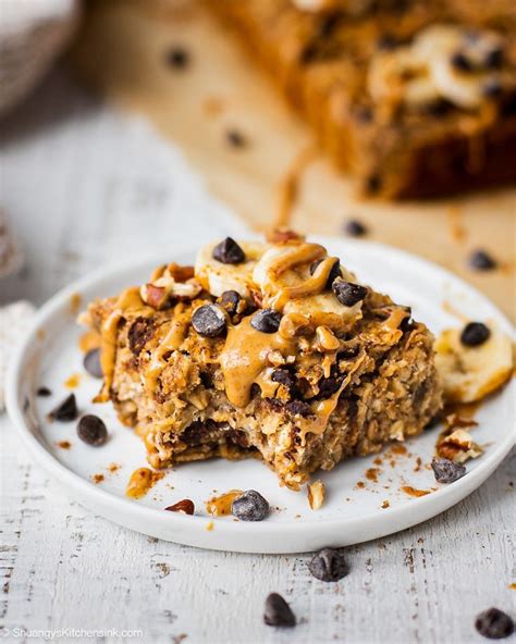 Vegan Peanut Butter Banana Oatmeal Bake Recipe