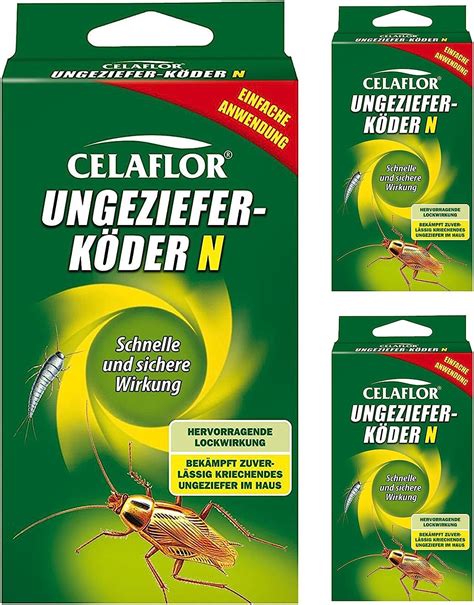 X Stk Celaflor Ungeziefer K Der N K Der Dose Amazon De Garten