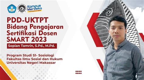 Pdd Uktpt Bidang Pengajaran Sertifikasi Dosen Smart Sopian