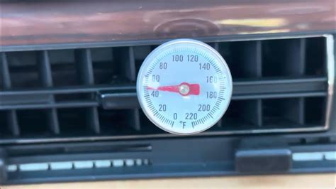 1987 Mercedes Benz 420 Sel Ac Temp Readings Ice Cold Air Youtube