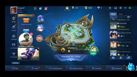 LIVE TOP PUSH JOKI MALAM MINGGU MOBILE LEGENDS AKUN SMURF YouTube