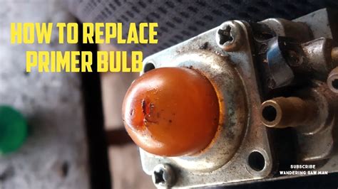 How To Replace Carburetor Primer Bulb Honda Gx Diy Youtube