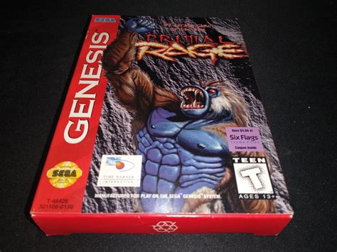 Primal Rage Value Gocollect Sega Genesis Primal Rage