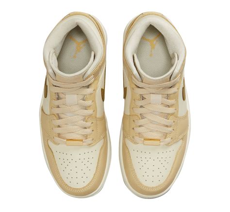 Air Jordan 1 Mid WMNS Pale Vanilla FB9892 200 KicksOnFire