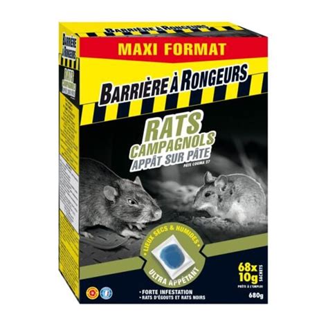 Anti Rats Et Souris App T Sur P Te Maxi Format Barriere A Rongeurs