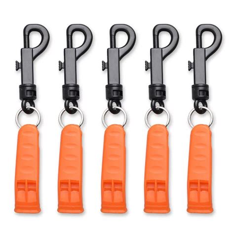 Pcs With Clip Mountain Whistles Emergency Survival Safety Whistle