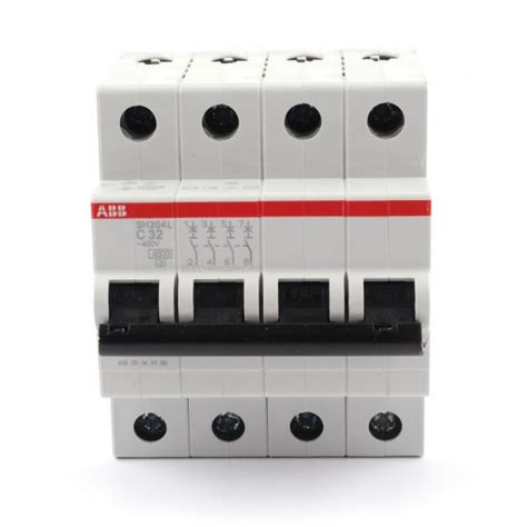 Автомат ABB 4P, 32A, тип C, SH204L