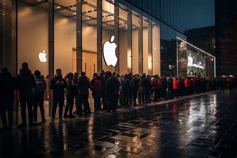 IPhone 15 Les Impressionnantes Files D Attente Devant Les Apple Store