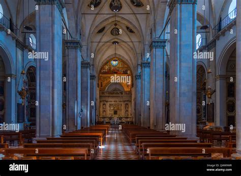 Loreto Italia De Septiembre De Interior Del Santuario De La