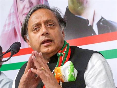 Bhopal Congress President Election Shashi Tharoor Says Ashok Gehlot Doing Public Relations In