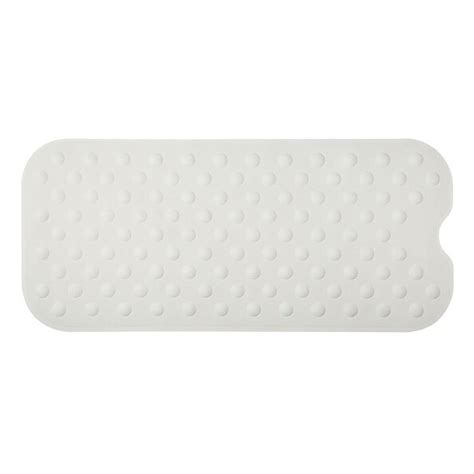 Spirella Tapis Fond De Baignoire Caoutchouc CIRCOLA 90x40cm Blanc