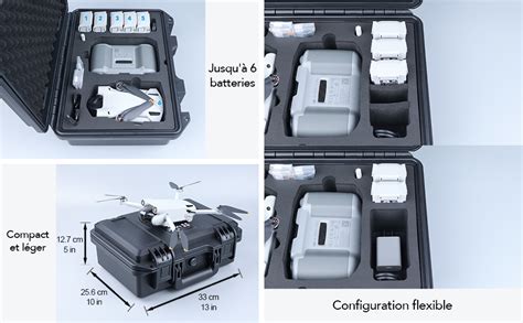 Lykus Titan Mm Mallette Sac Case Pour Dji Mini Pro Et Rc N Pas