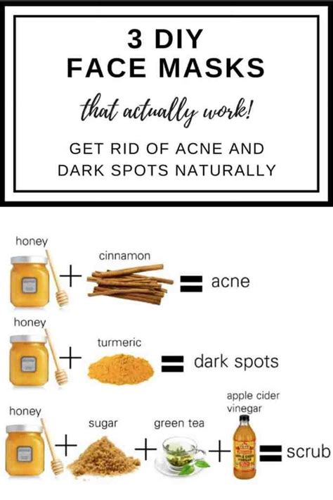 3 Diy Homemade Natural Face Masks That Actually Work Diy Face Masks